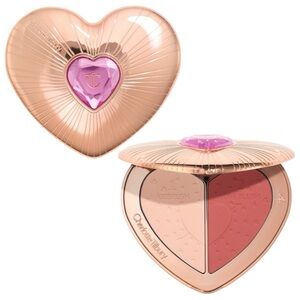 CHARLOTTE TILBURY PILLOW TALK BEAUTY SOULMATES FACE PALETTE IN FLAWLESS PEACH